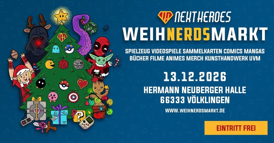 WeihNERDsmarkt am 13. Dezember 2026 in der Hermann-Neuberger-Halle Völklingen, Eintritt frei